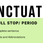 when to use punctuations in writing